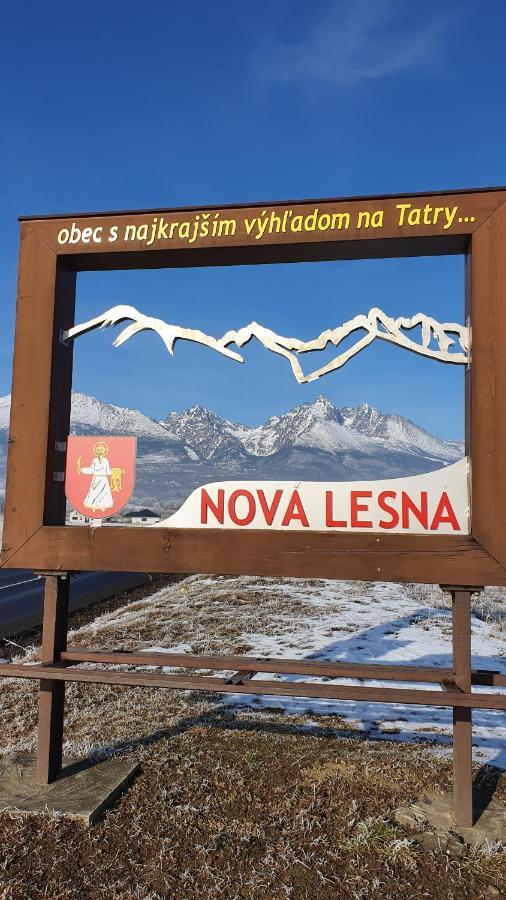 Vila Lesna House With A Garden 2 Minutes From The Center Of The Tatras Nová Lesná Εξωτερικό φωτογραφία